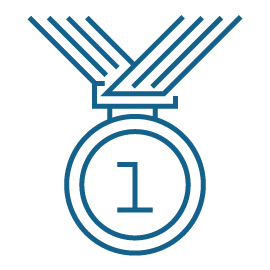 Icon depicting a medal.